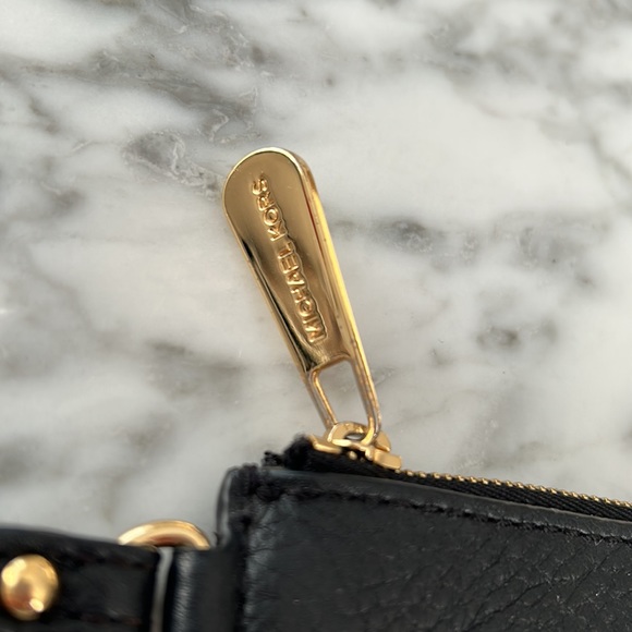 Michael Kors Black Clutch/Wristlet with Gold Hardware - Picture 3 of 4